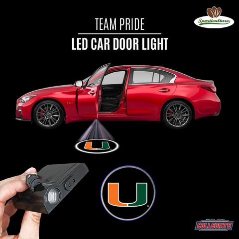 Miami  Hurricanes Team Pride LED Car Door Light