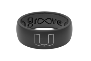 Miami Hurricanes Groove Silicone Rings- Original