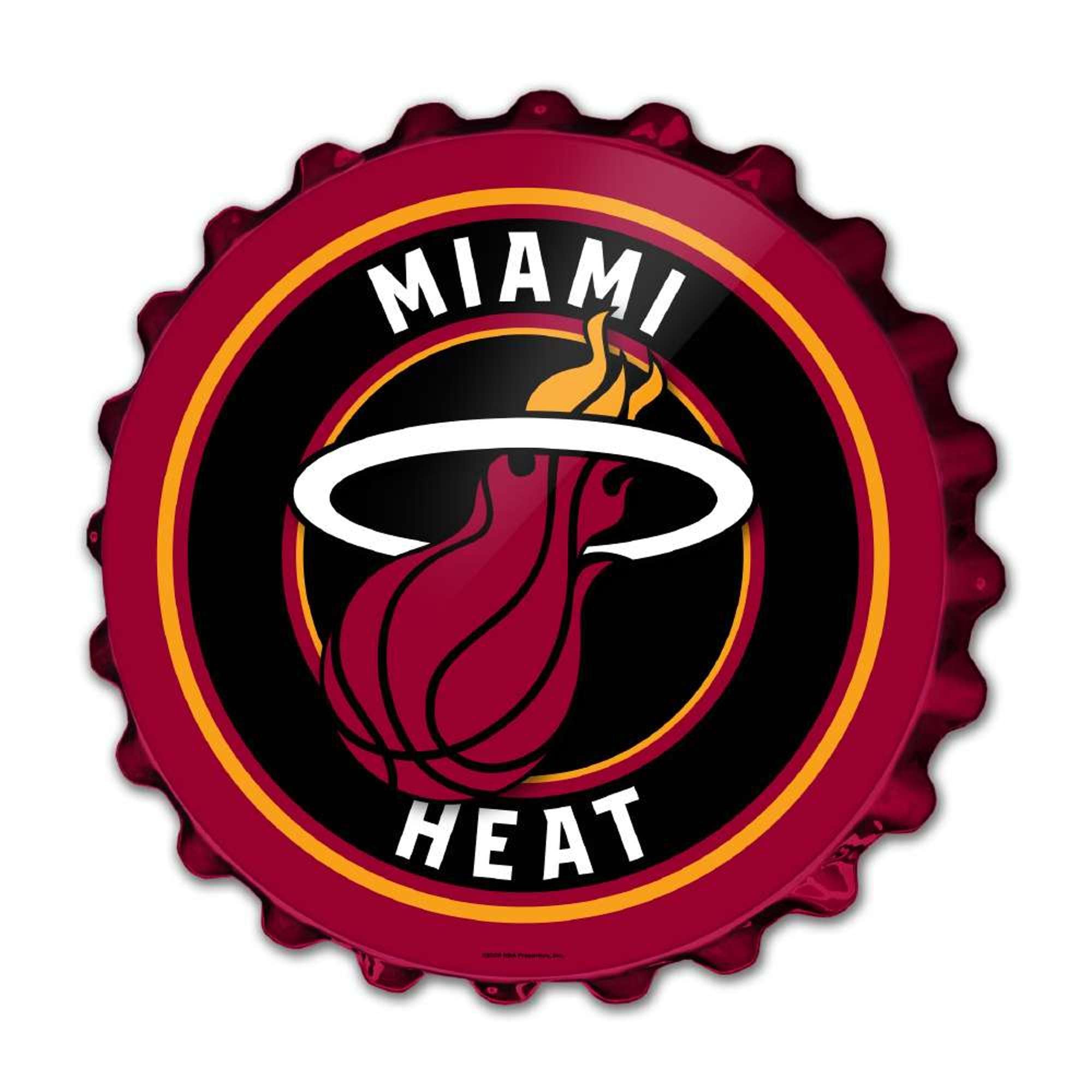 Miami Heat: Bottle Cap Wall Sign