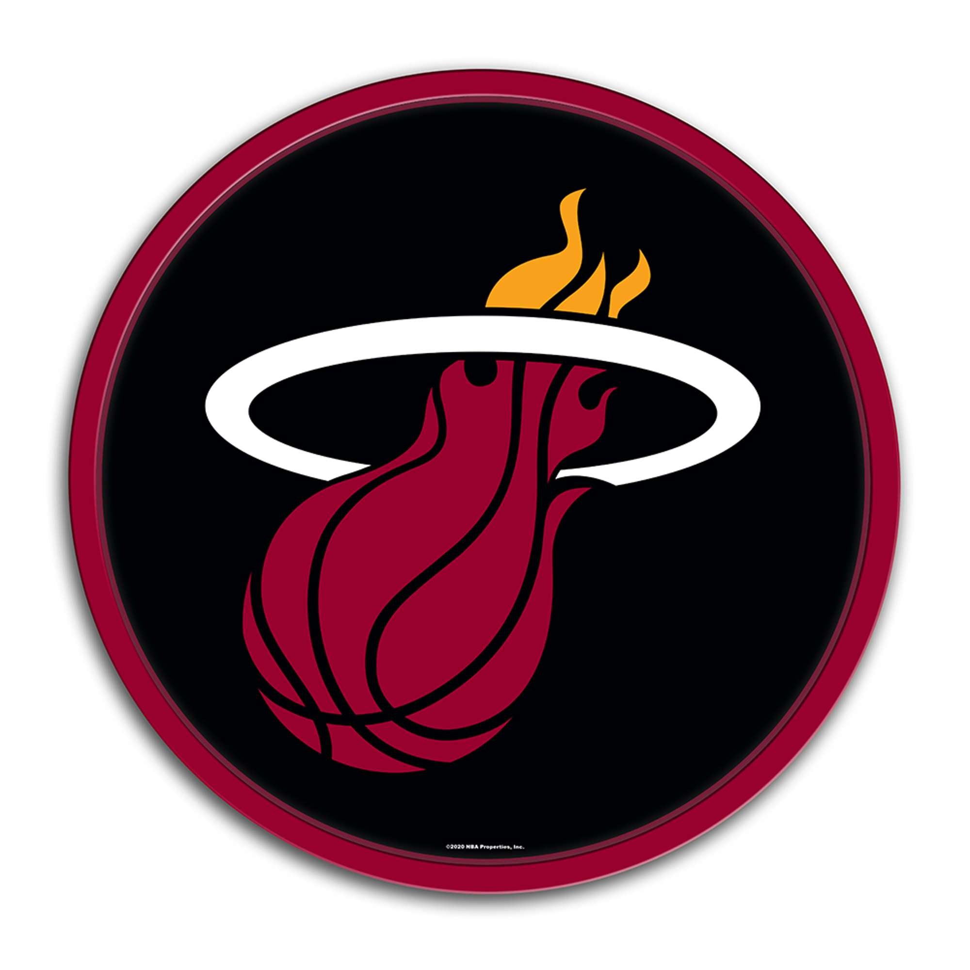 Miami Heat: Modern Disc Wall Sign