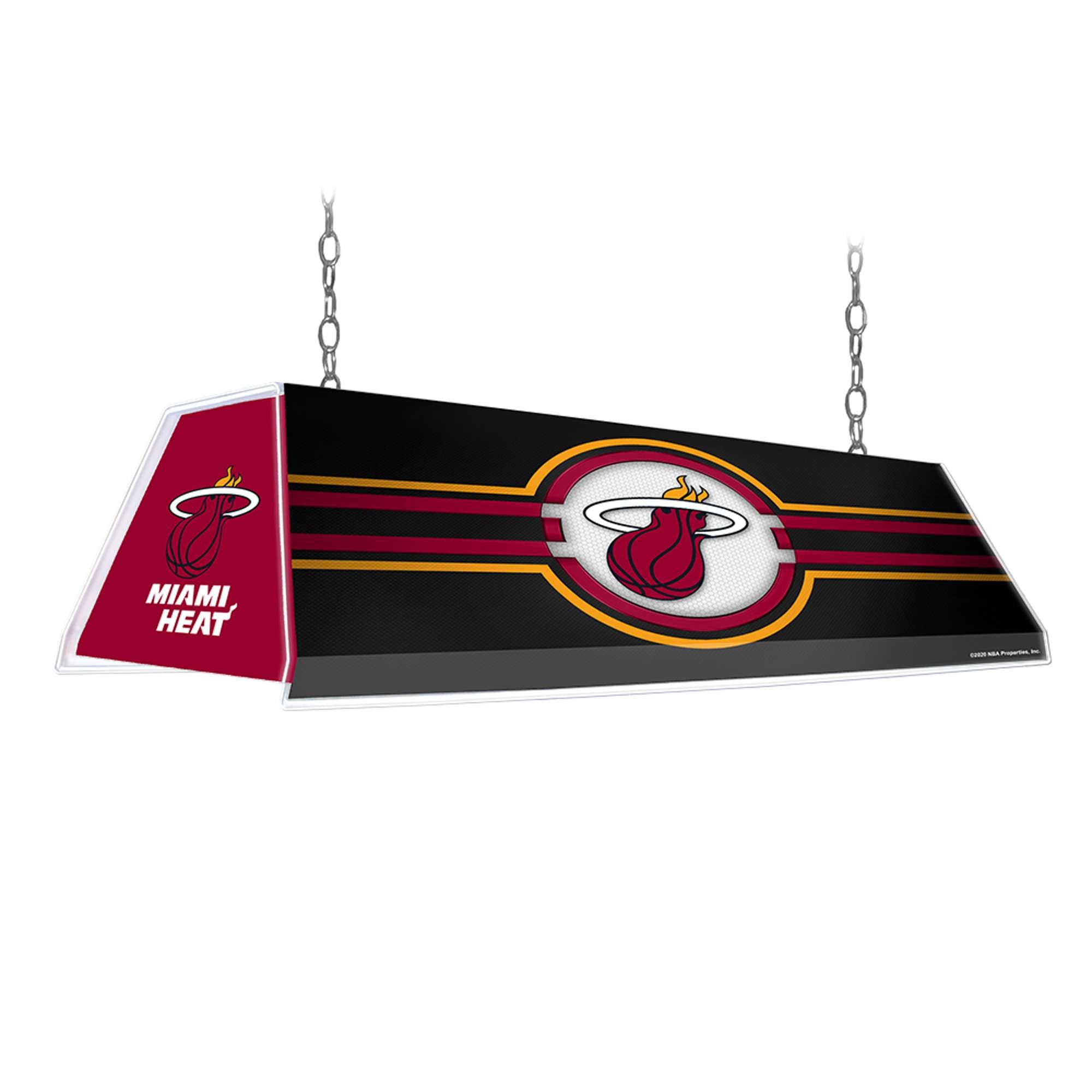 Miami Heat: Edge Glow Pool Table Light