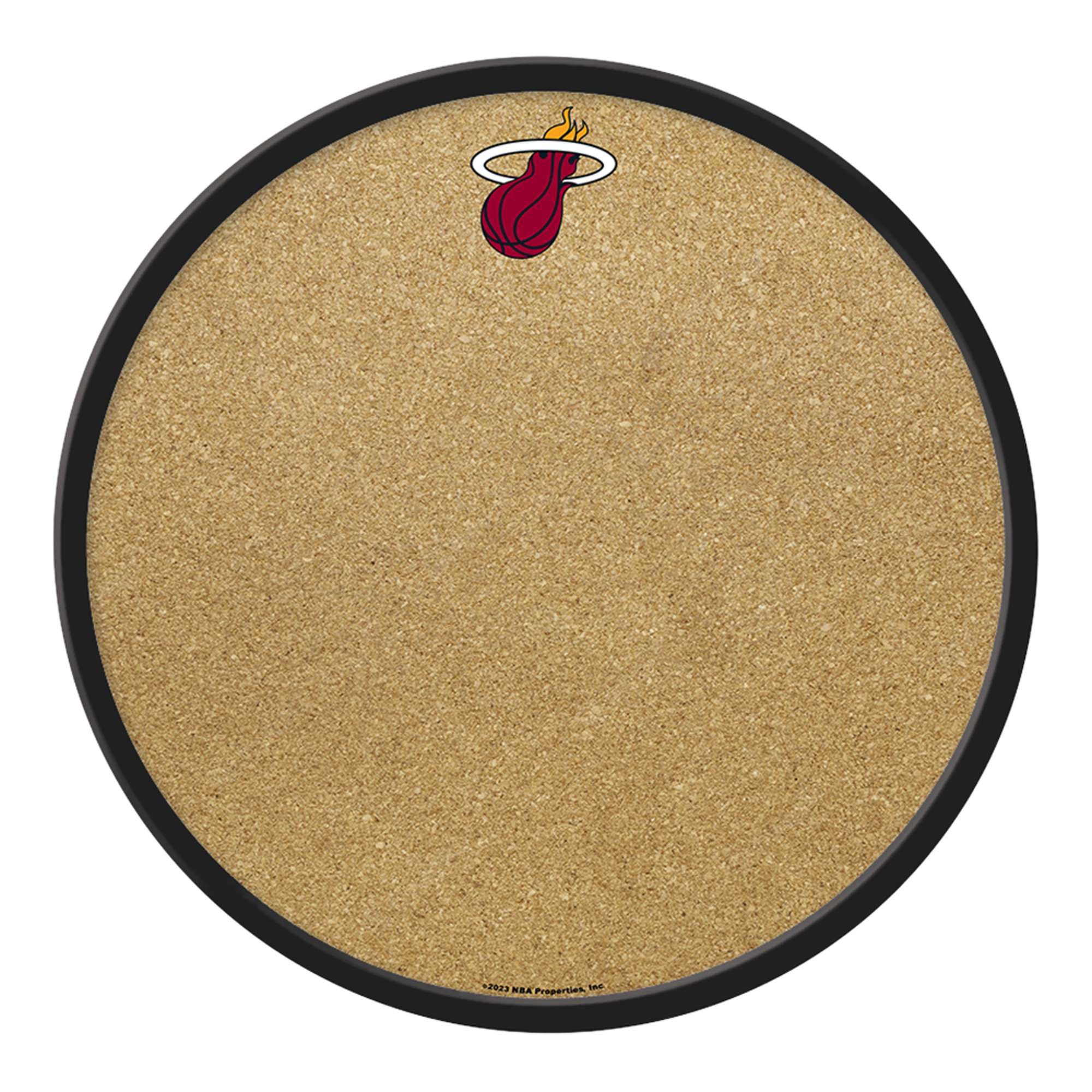 Miami Heat: Modern Disc Cork Board