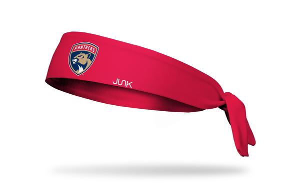 Florida Panthers JUNK Primary Logo Tie Headband - Red