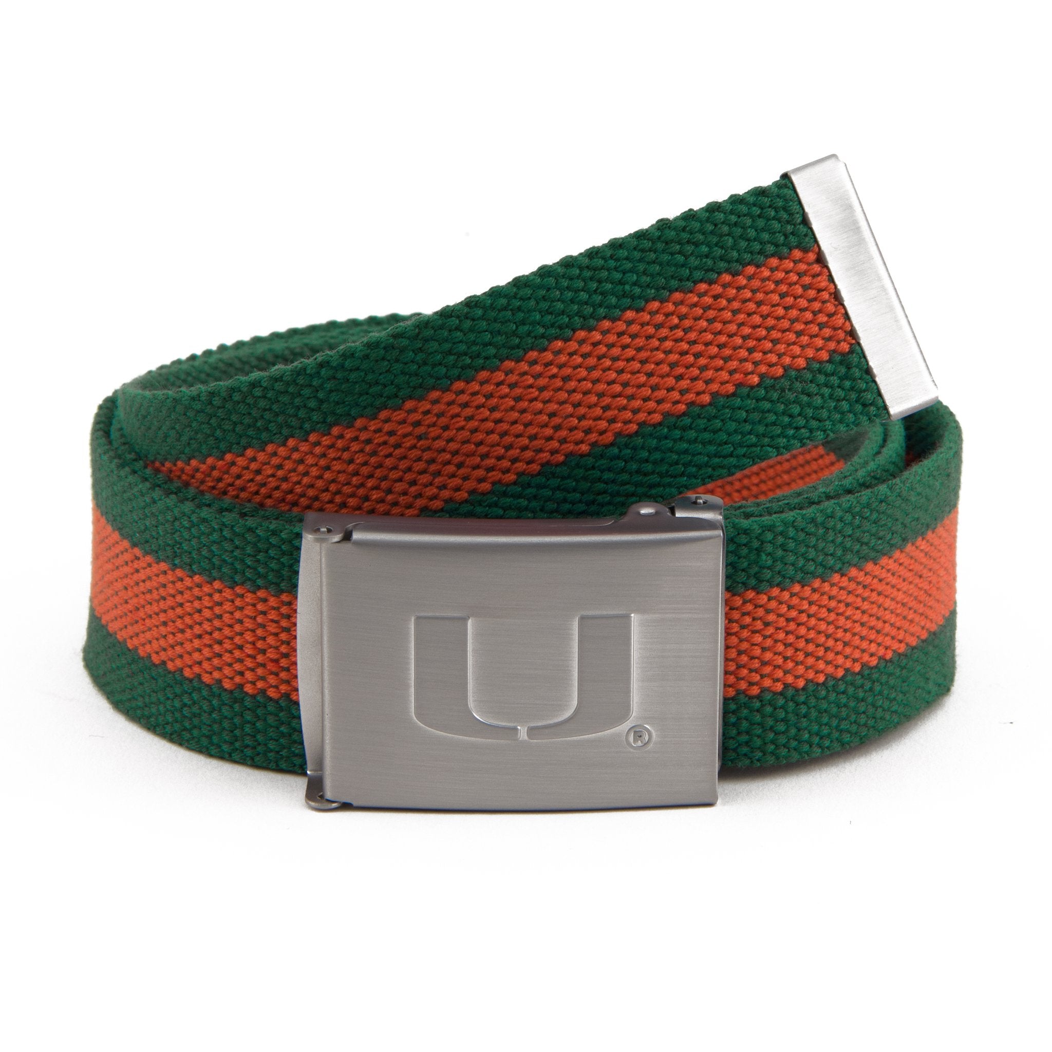 Miami Hurricanes Eagles Wings Nylon Belt w/Buckle