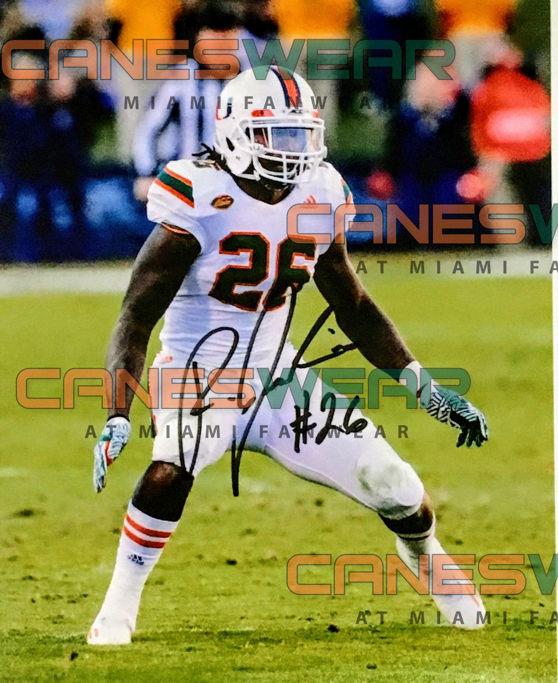 Autographed Rayshawn Jenkins Photo with Signature 8 x 10