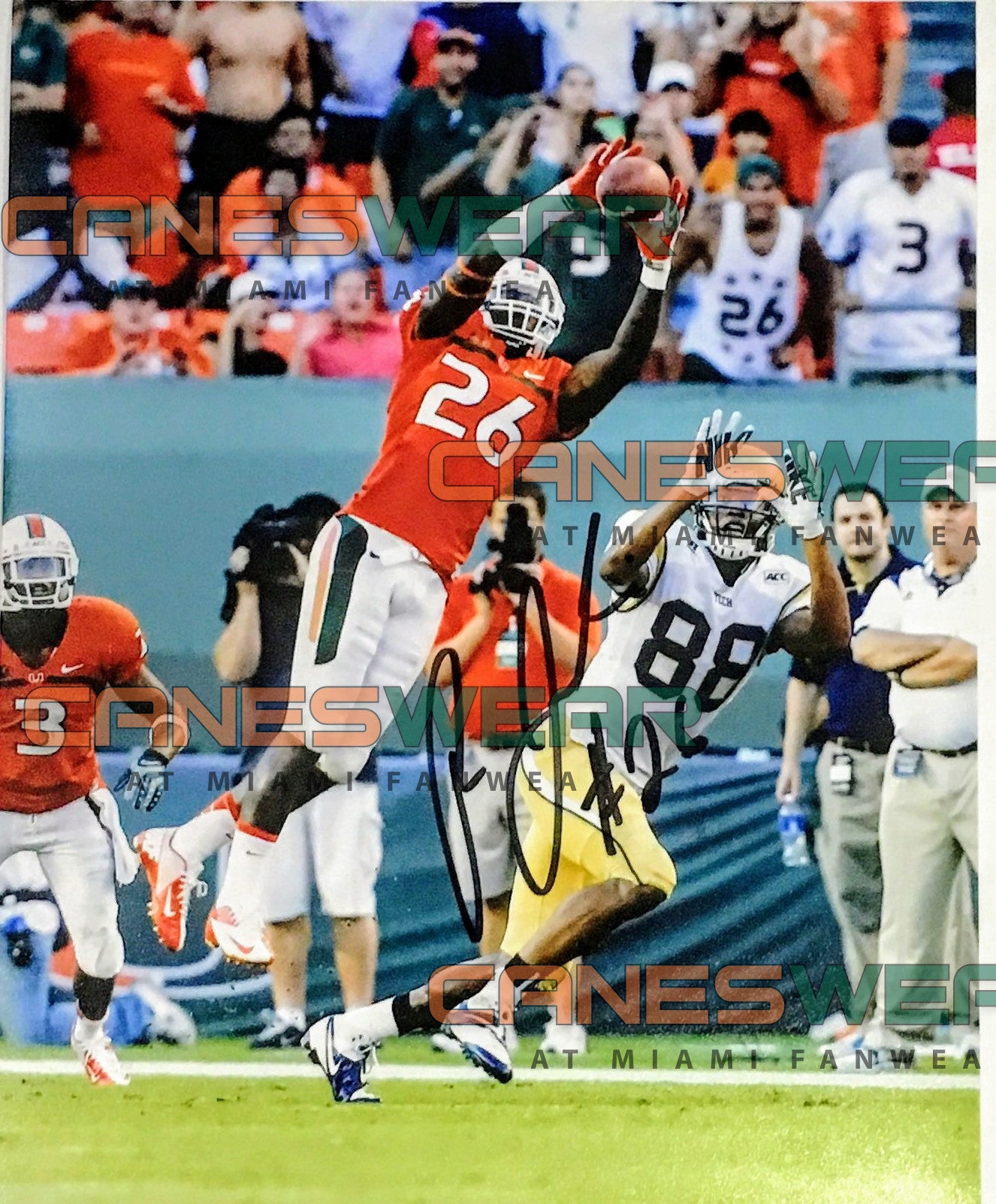 Autographed Rayshawn Jenkins Photo with Signature 8 x 10