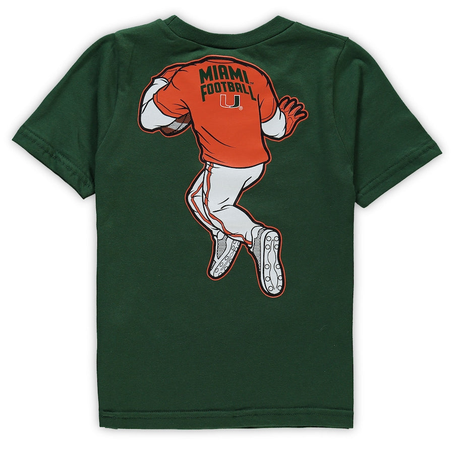 Miami Hurricanes Toddler Stiff Arm T-Shirt - Green