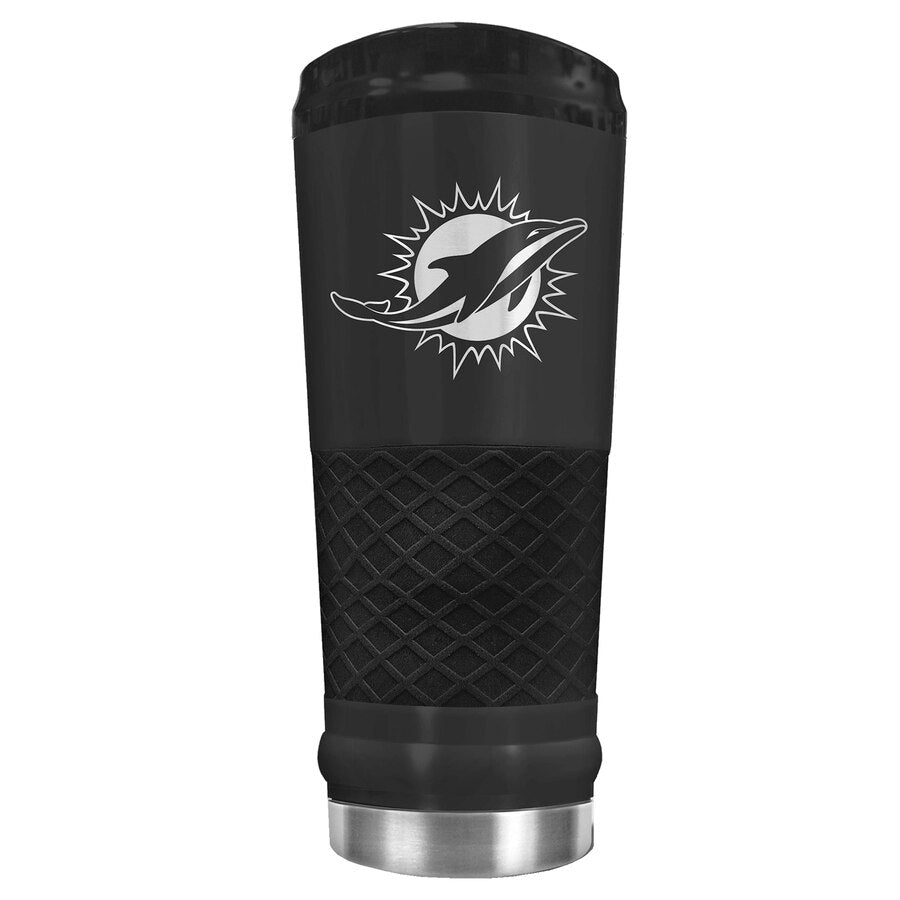 Miami Dolphins Stealth Draft Tumbler - 24 oz. Black