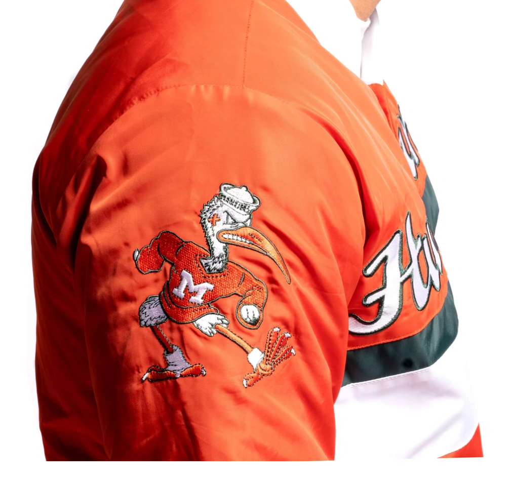 Miami Hurricanes Dyme Lyfe Championship Jacket - Orange