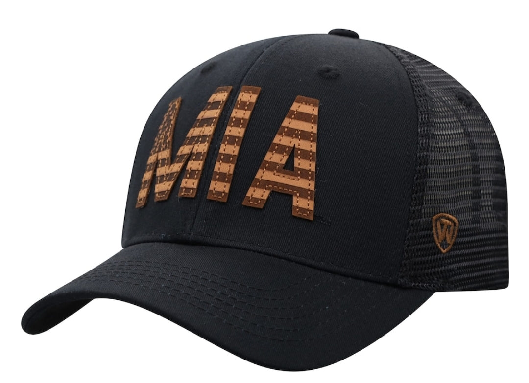 Miami Hurricanes TOW Cannon Trucker Adjustable Hat - Black