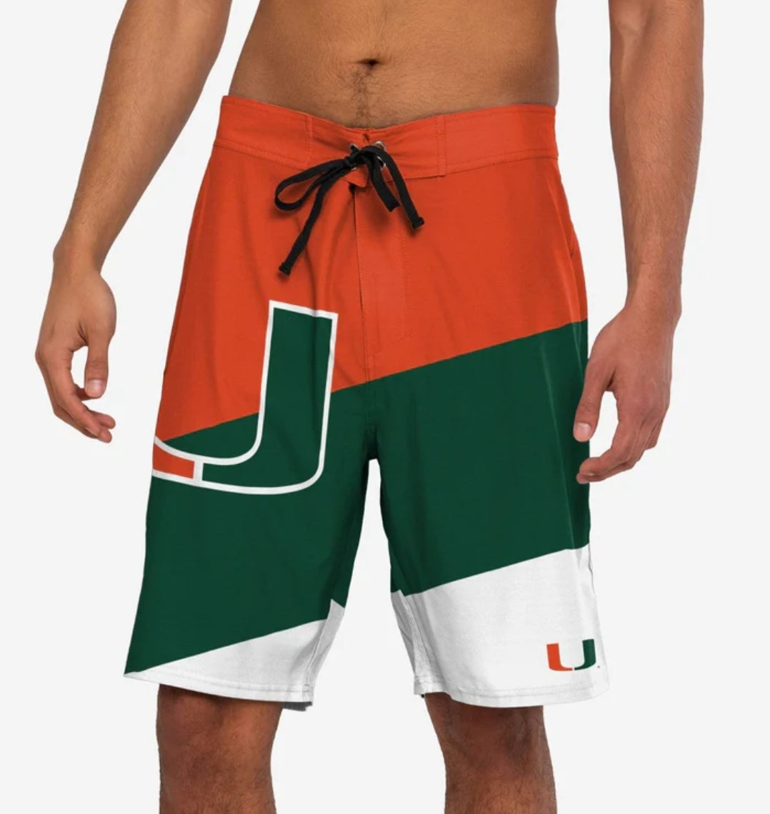 Miami Hurricanes FOCO Color Dive Boardshorts