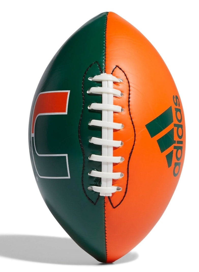 Miami Hurricanes adidas Adiblitz University Mini Glossy Football