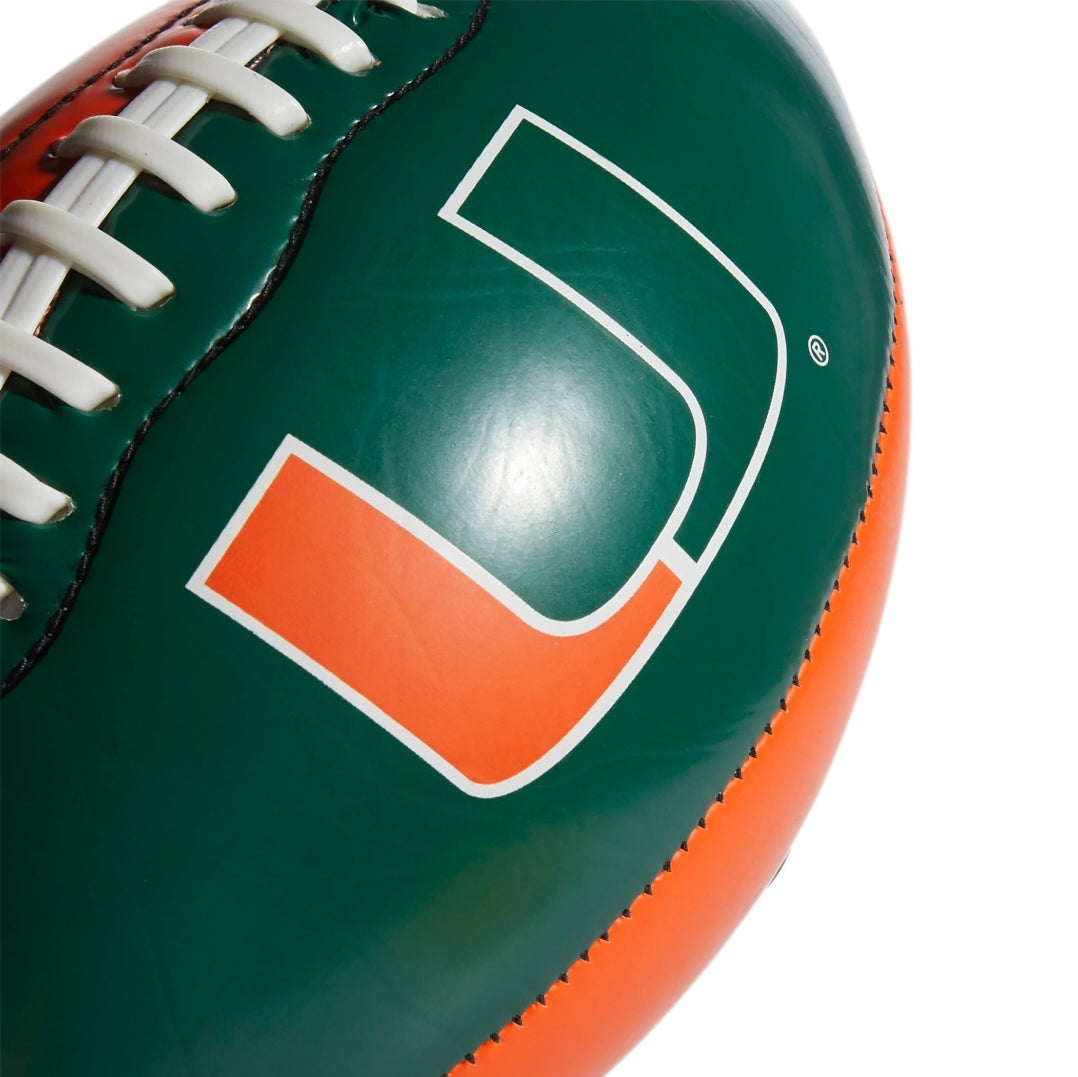 Miami Hurricanes adidas Adiblitz University Mini Glossy Football