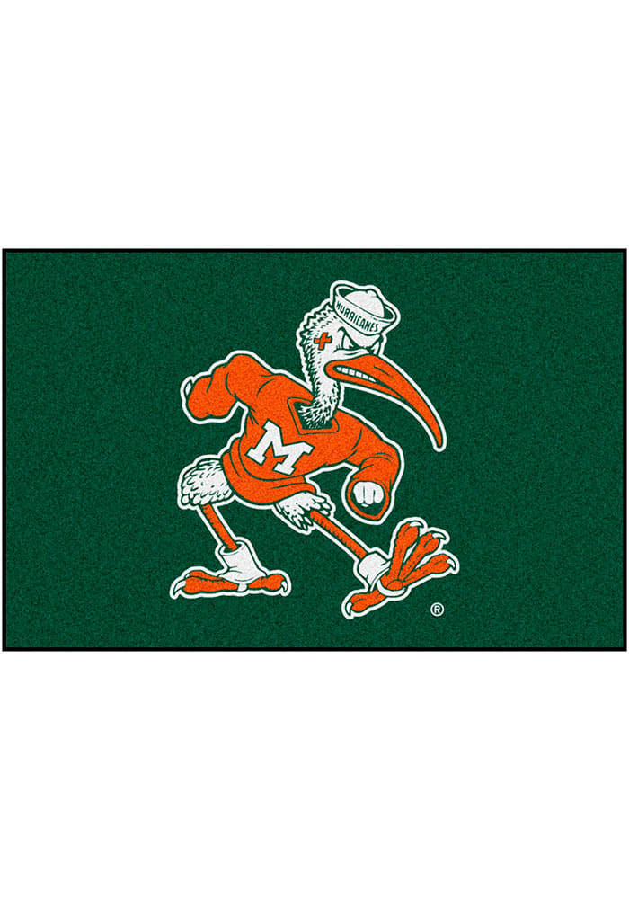 Miami Hurricanes Sebastian Floor Mat 19"x30"