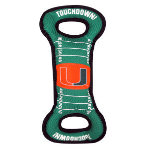 Miami Hurricanes Pet Football Field Toy - CanesWear at Miami FanWear Pet Gear Pets First CanesWear at Miami FanWear