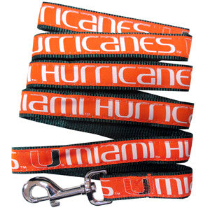 Miami Hurricanes Pet Leash - CanesWear at Miami FanWear Pet Gear Pets First CanesWear at Miami FanWear