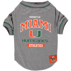 Miami Hurricnaes Pet T-Shirt