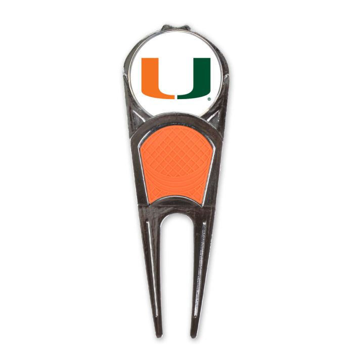 Miami Hurricanes Golf Ball Mark Repair Tool