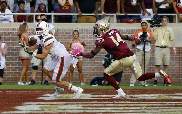 Braxton Berrios Signed 8x0 Photo with JSA Cert - FSU TD