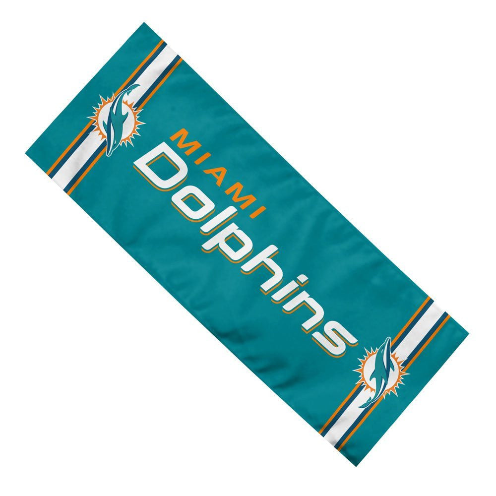 Miami Dolphins EnduraCool Instant Cooling Towel - 12" x 30"