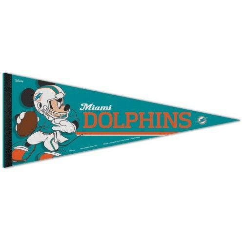Miami Dolphins Disney Mickey Mouse Pennant