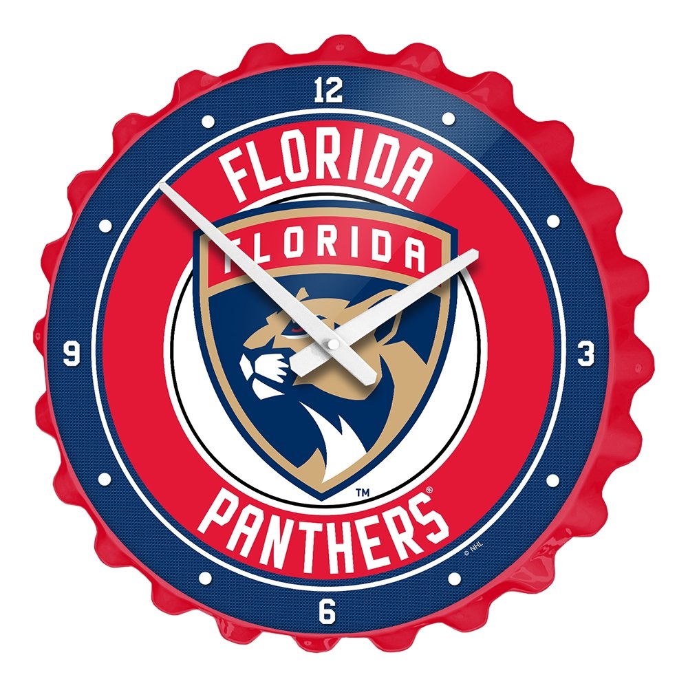 Florida Panthers: Bottle Cap Wall Clock - The Fan-Brand