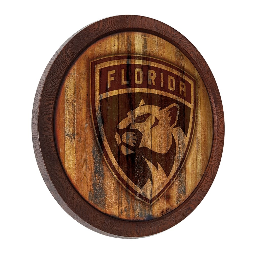 Florida Panthers: Branded "Faux" Barrel Top Sign - The Fan-Brand