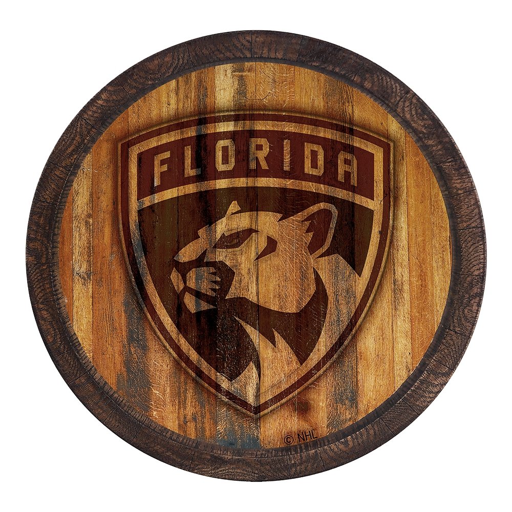 Florida Panthers: Branded "Faux" Barrel Top Sign - The Fan-Brand