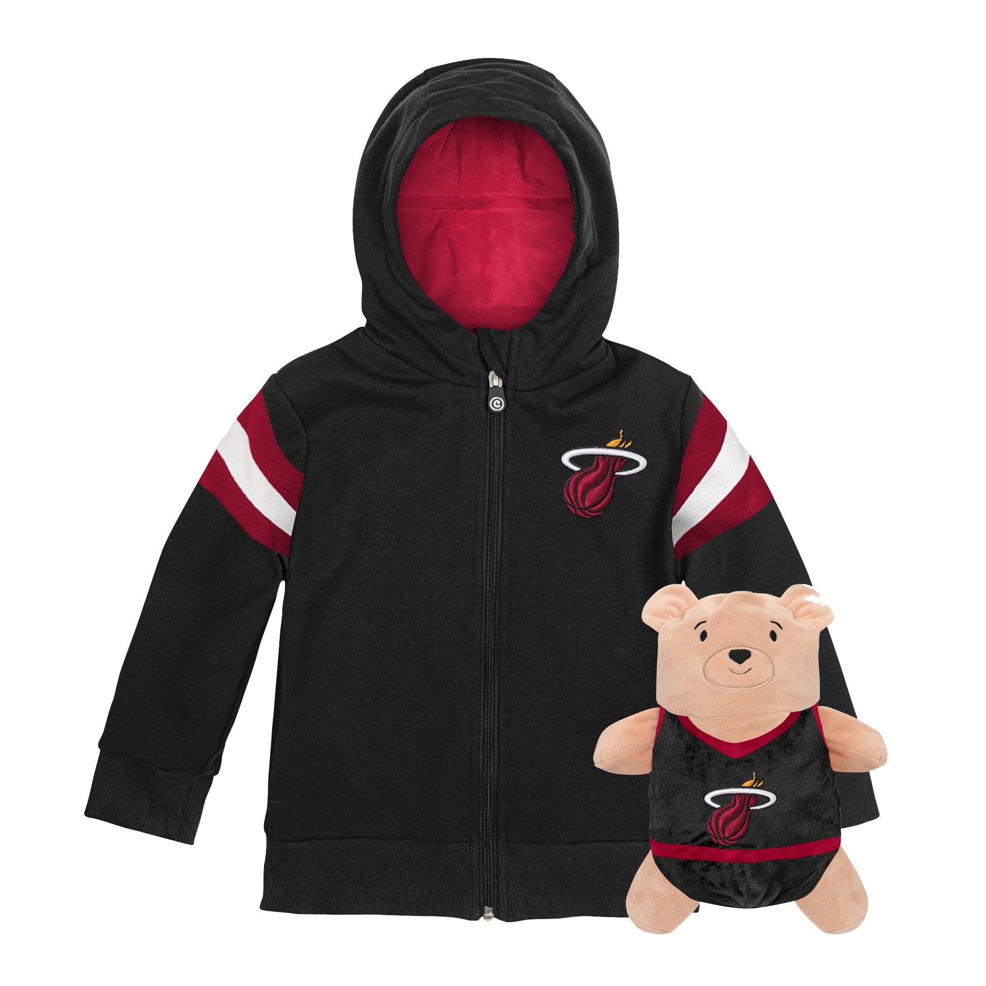 Miami Heat Toddler Youth 2 in 1 Transforming Plush Animal & Hoodie