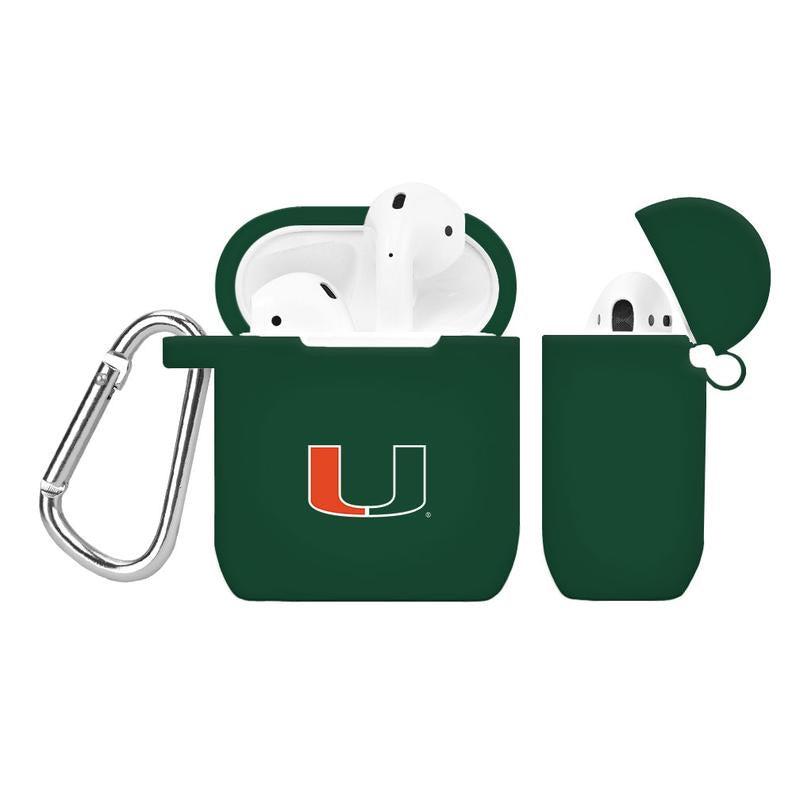 Miami Hurricanes AirPod Case Cover - Green