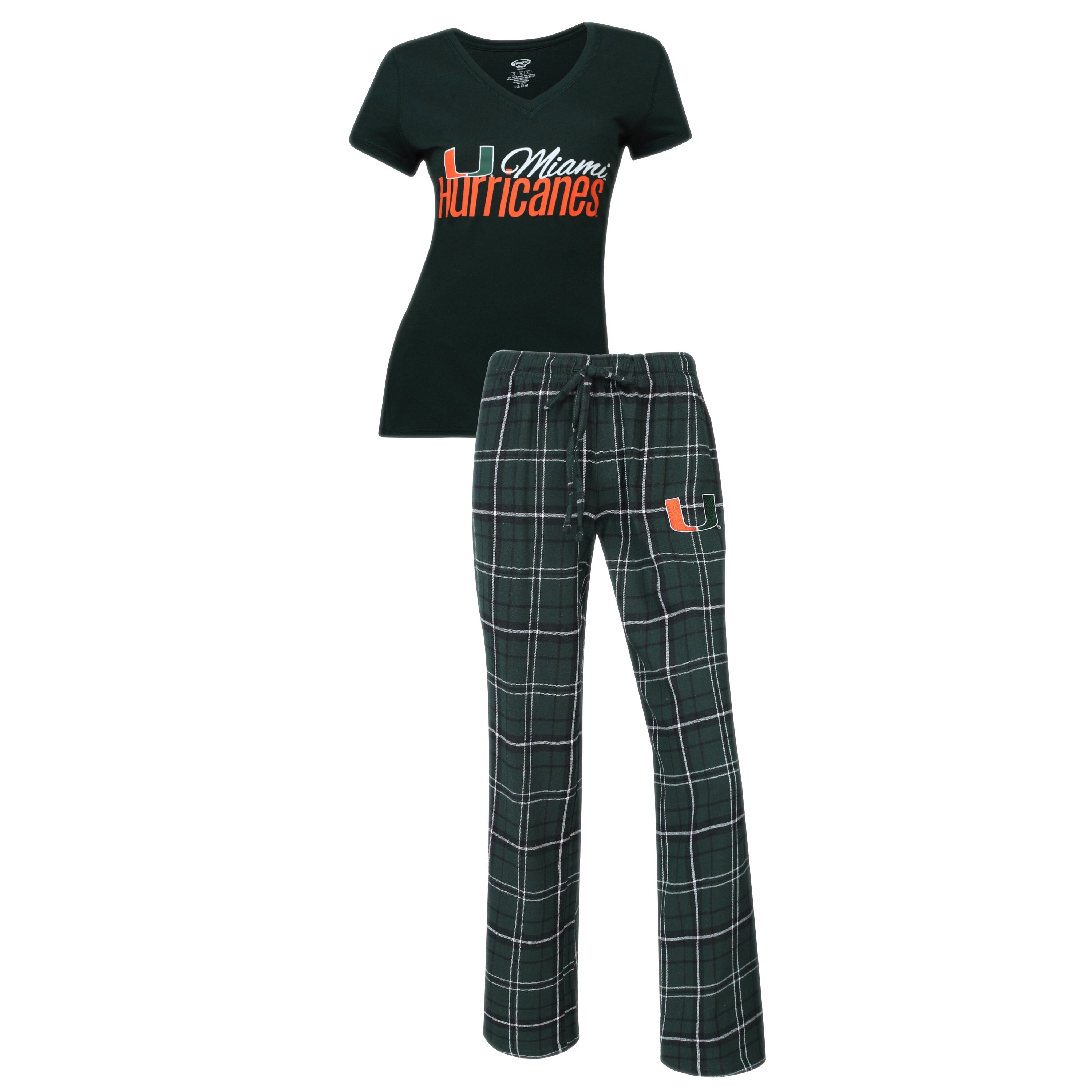 Miami Hurricanes Halftime Women’s Pajama Sleep Set