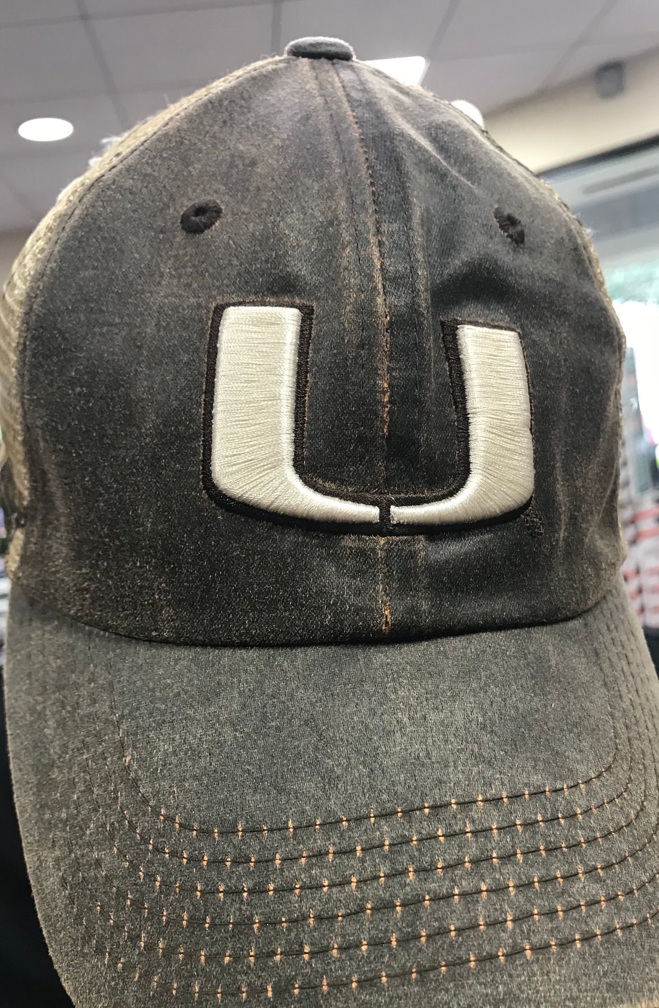 Miami Hurricanes Liberty RealTree Trucker Snap Back Hat - Camo