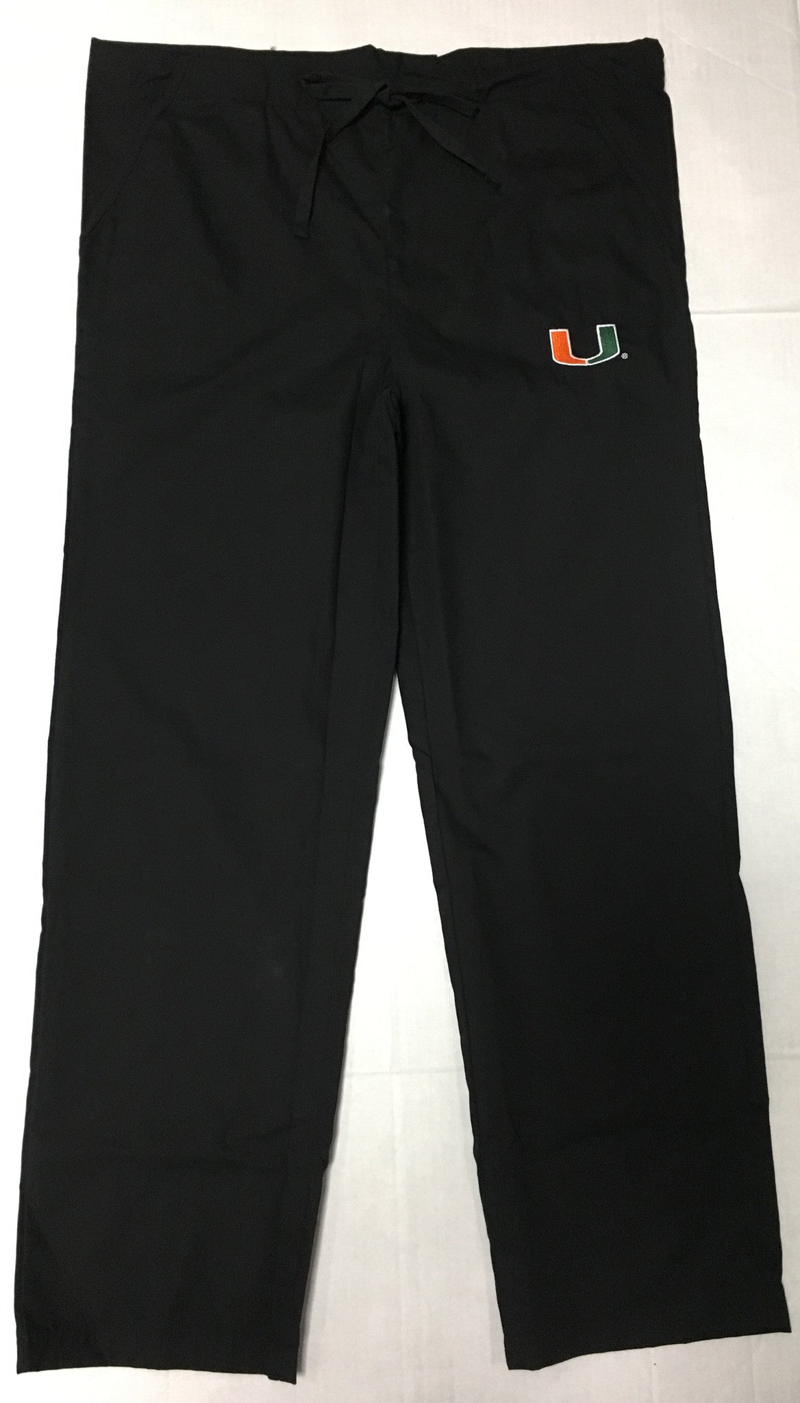 Miami Hurricanes Scrubs Unisex Pants - Black