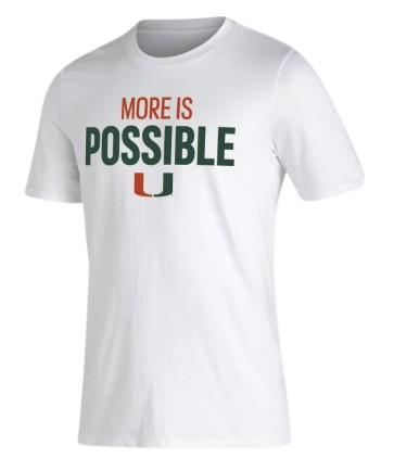 Miami Hurricanes adidas Womens Title IX T-Shirt - White