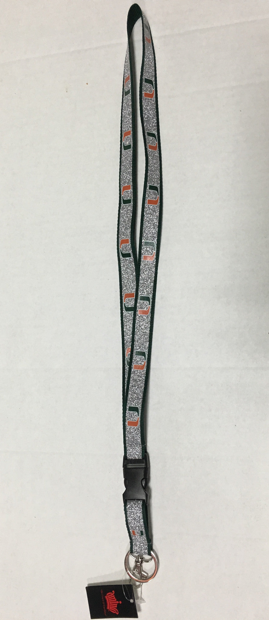 Miami Hurricanes Sparkle Lanyard - Green
