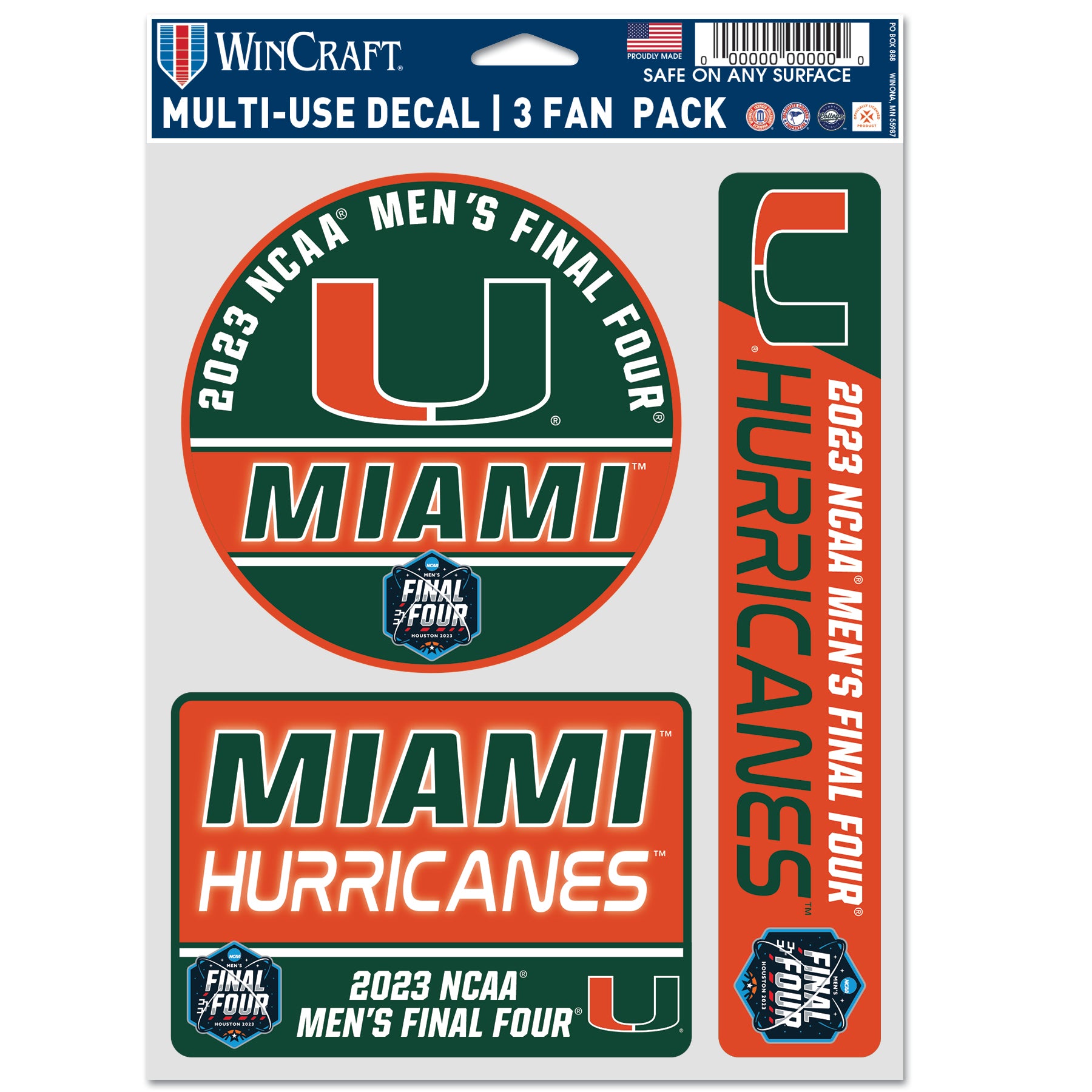 University of Miami College Football Bundle UM Hurricanes 