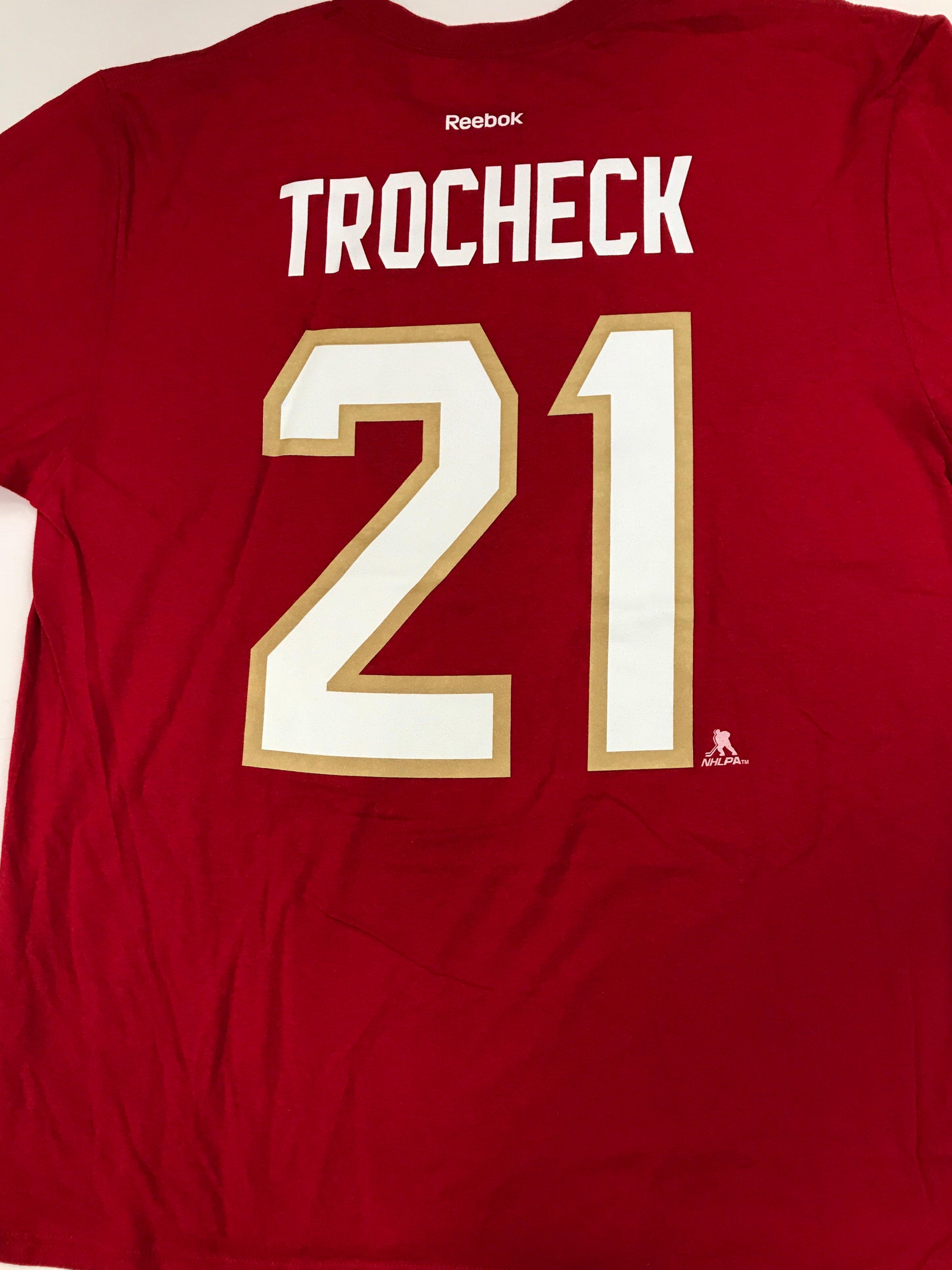 Florida Panthers Trocheck #21 T-Shirt - Red