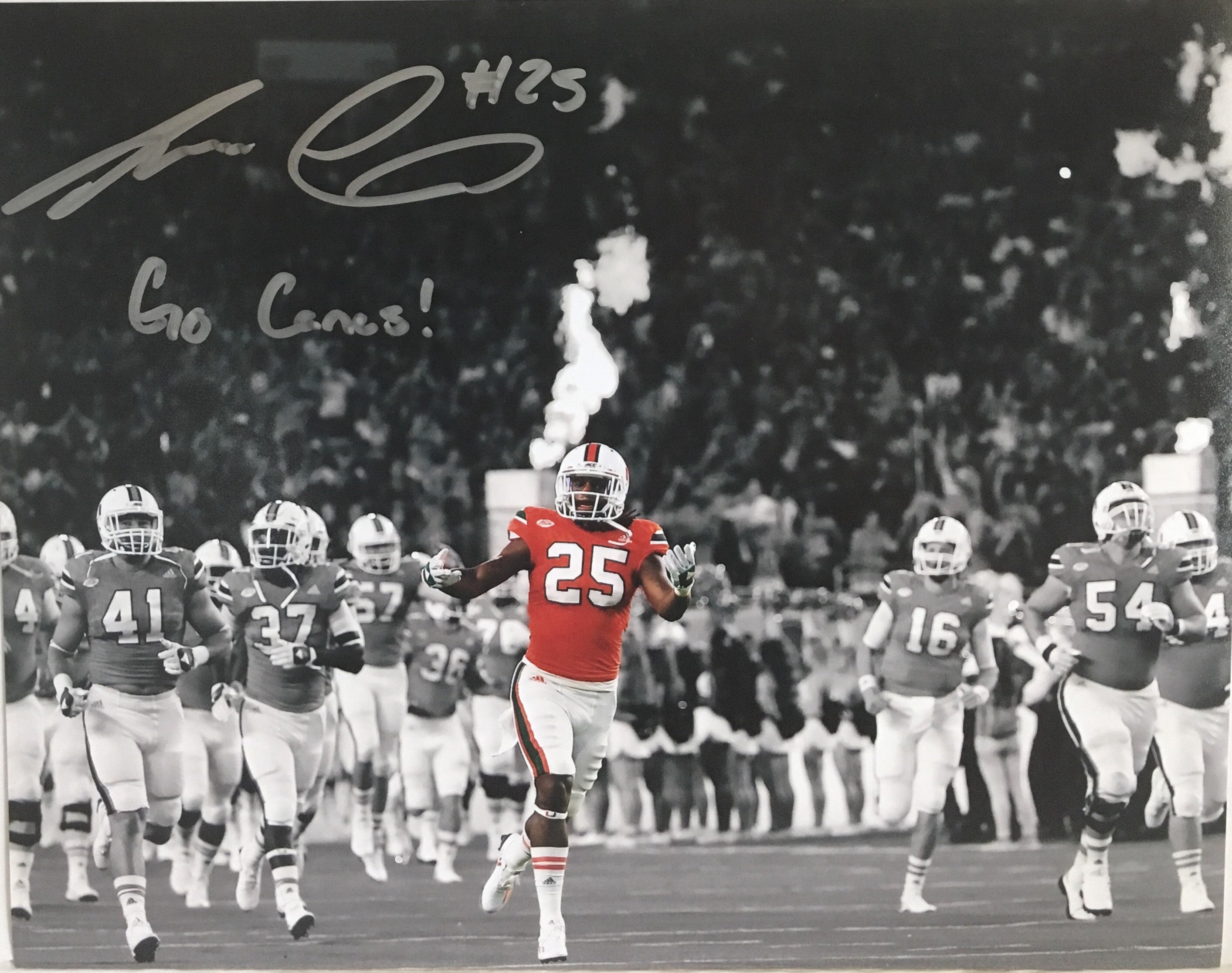 Autographed Adrian Colbert Photo 8 x 10