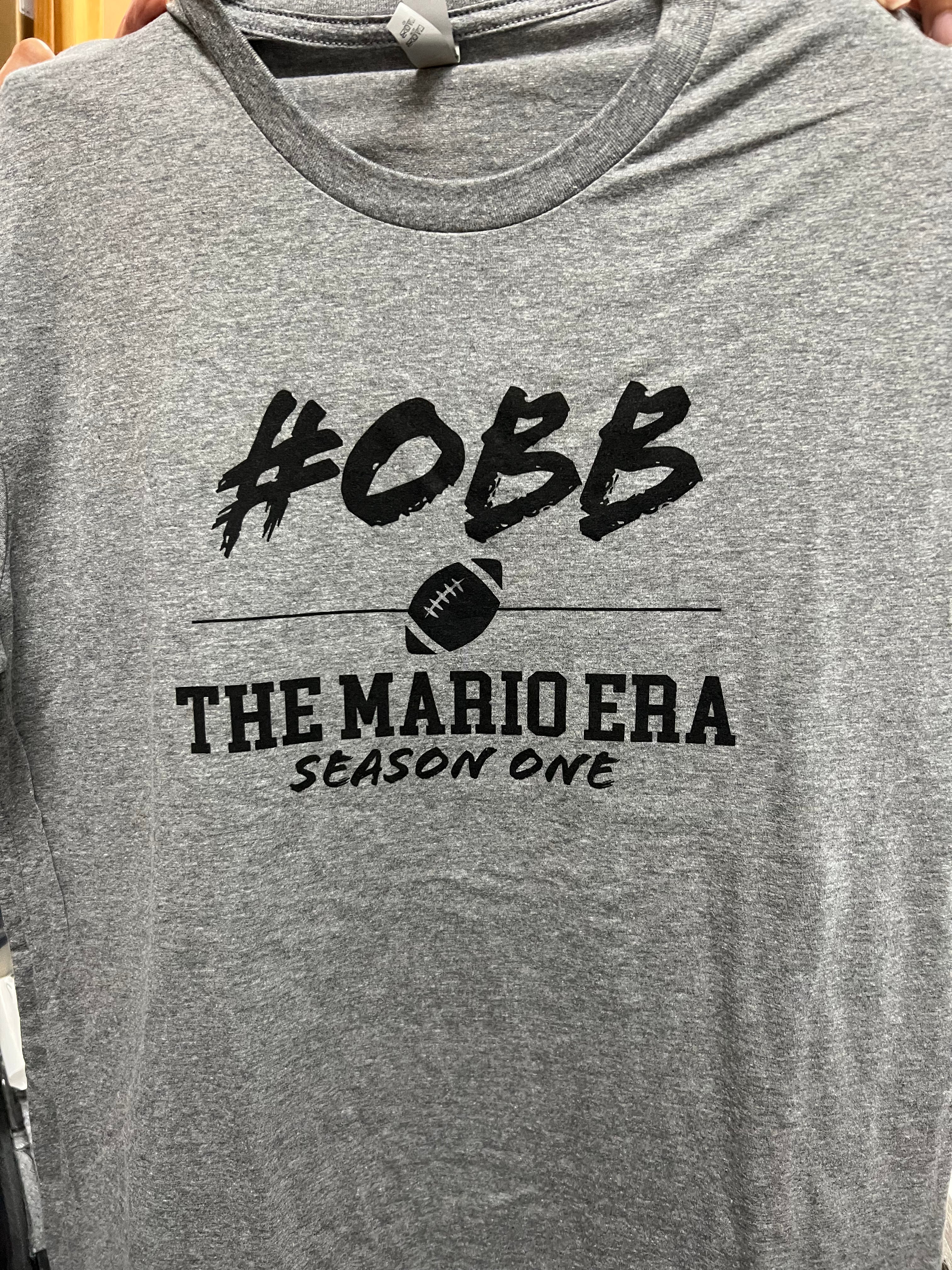 Orange Bowl Boys #OBB “Mario Era” Men’s Tri-Blend T-Shirt - Heather Grey