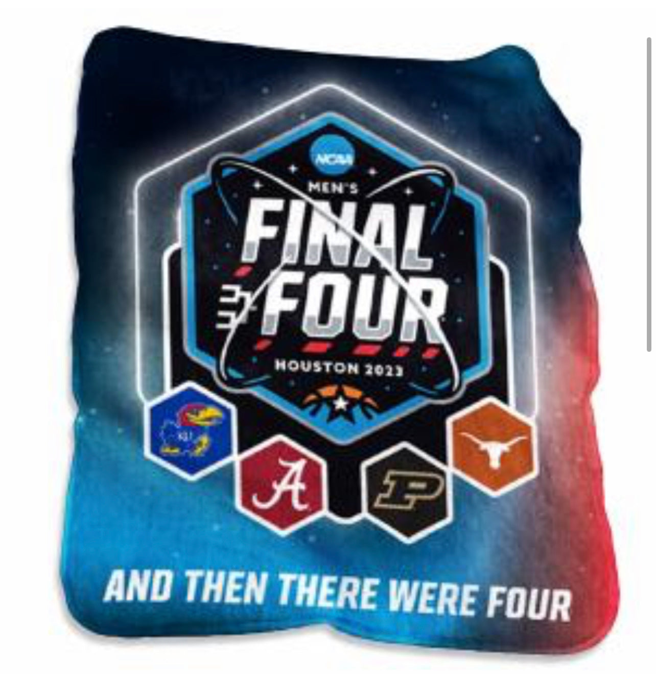 And then there were 4 Miami Hurricanes FAU Final Four Throw - 50 x 60