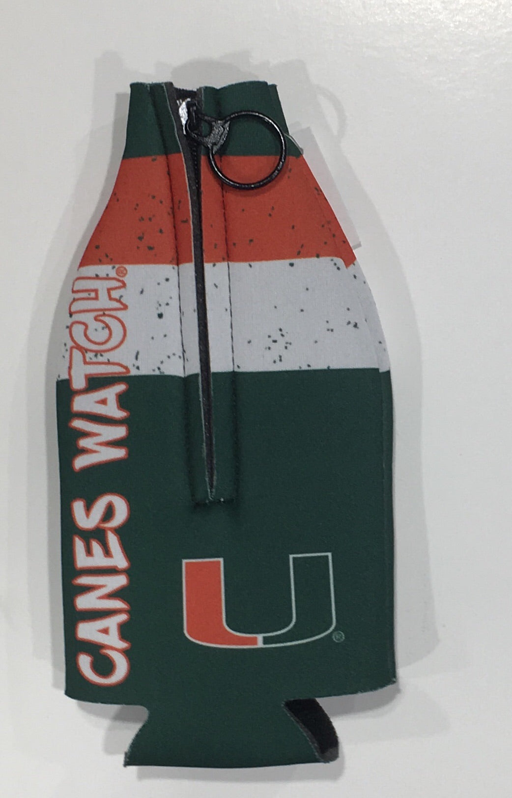 Miami Hurricanes 'Canes Watch Bottle Koozie