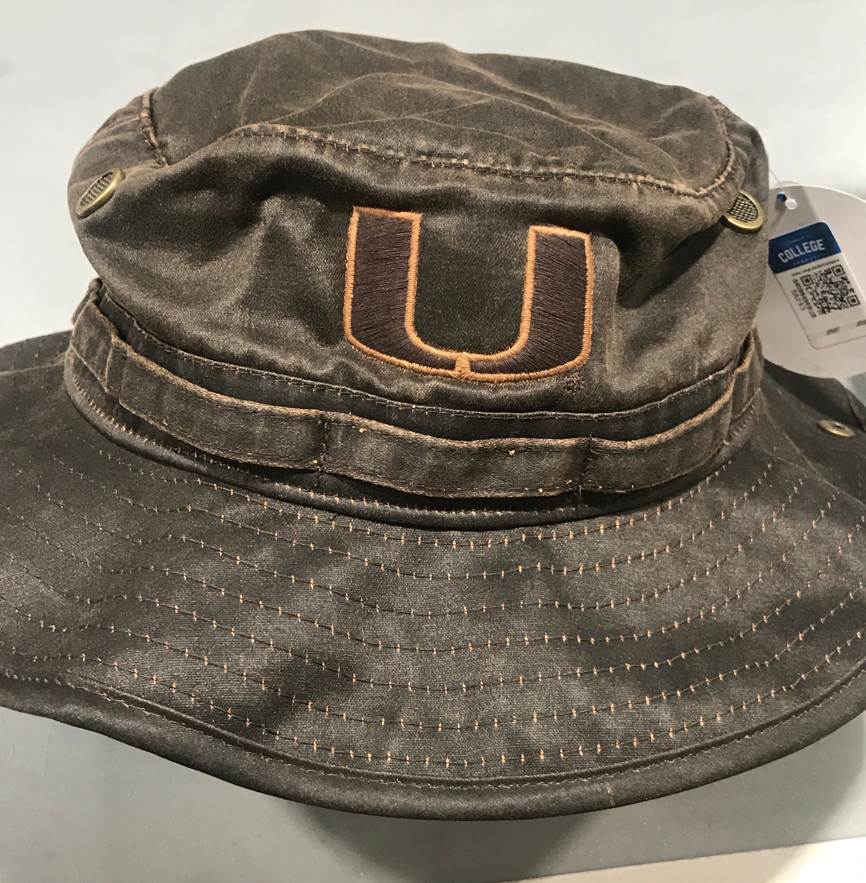 Miami Hurricanes Bucket Hat - Chestnut