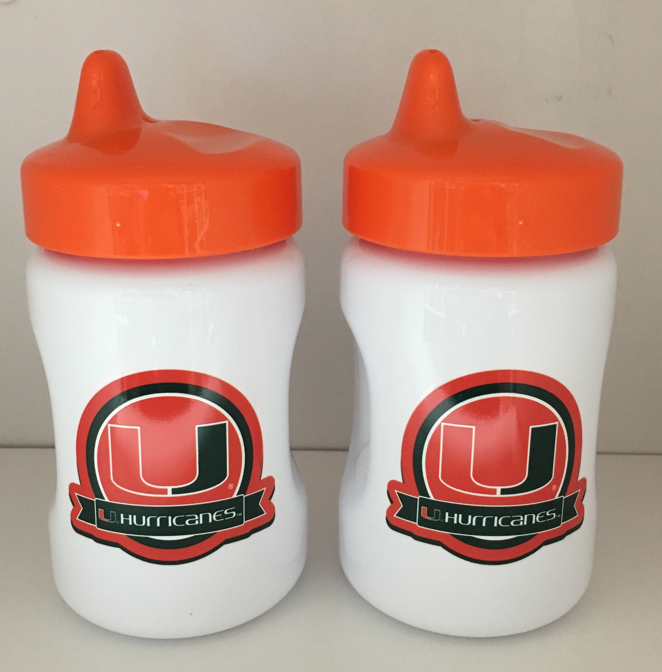 Miami Hurricanes Sippy Cups - 2 Pack