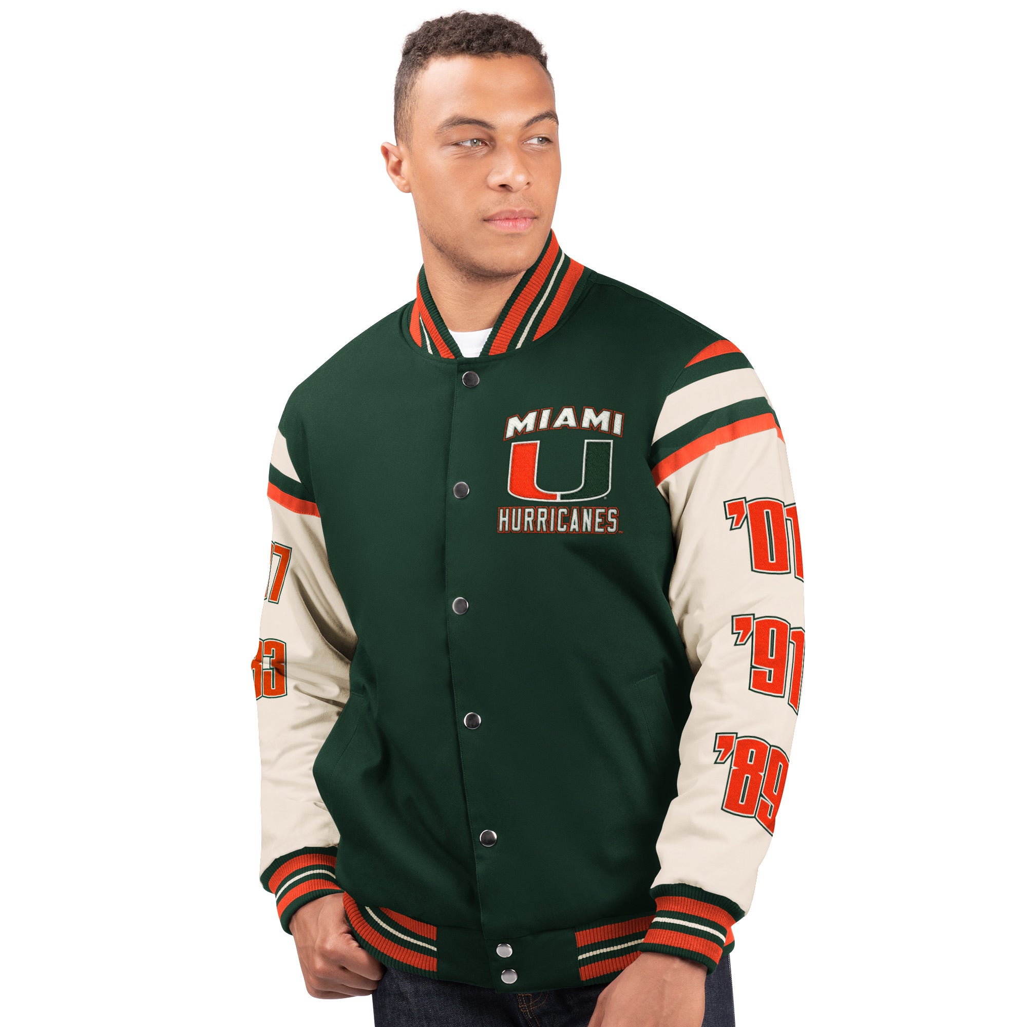 Miami Hurricanes Glll 5 x Champions Commemorative Victory Jacket