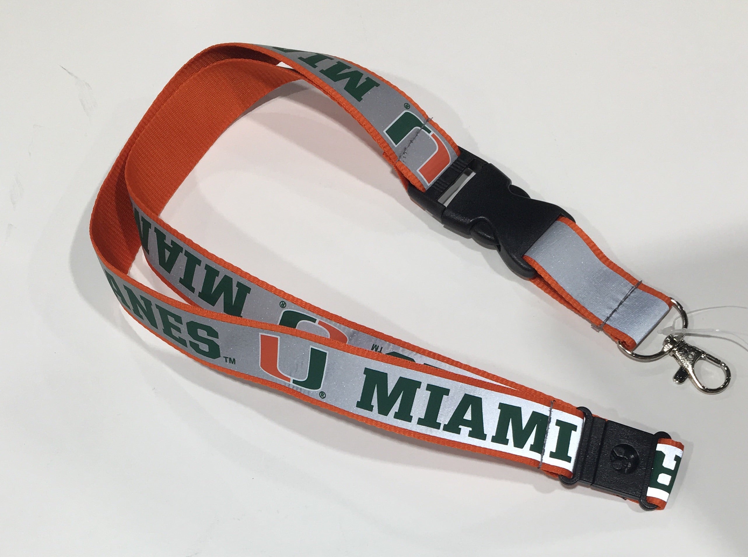 Miami Hurricanes Reflective Lanyard