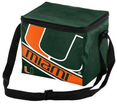 Miami Hurricanes Insulated Team Lunch Bag - 6 Pack Cooler