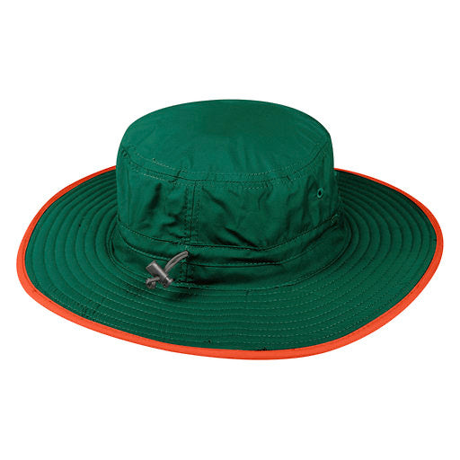 Miami Hurricanes Top of the World Chili Dip Bucket Hat - Green/Orange