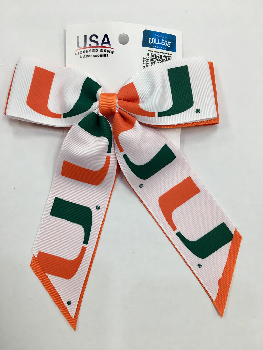 miami dolphins hair bow