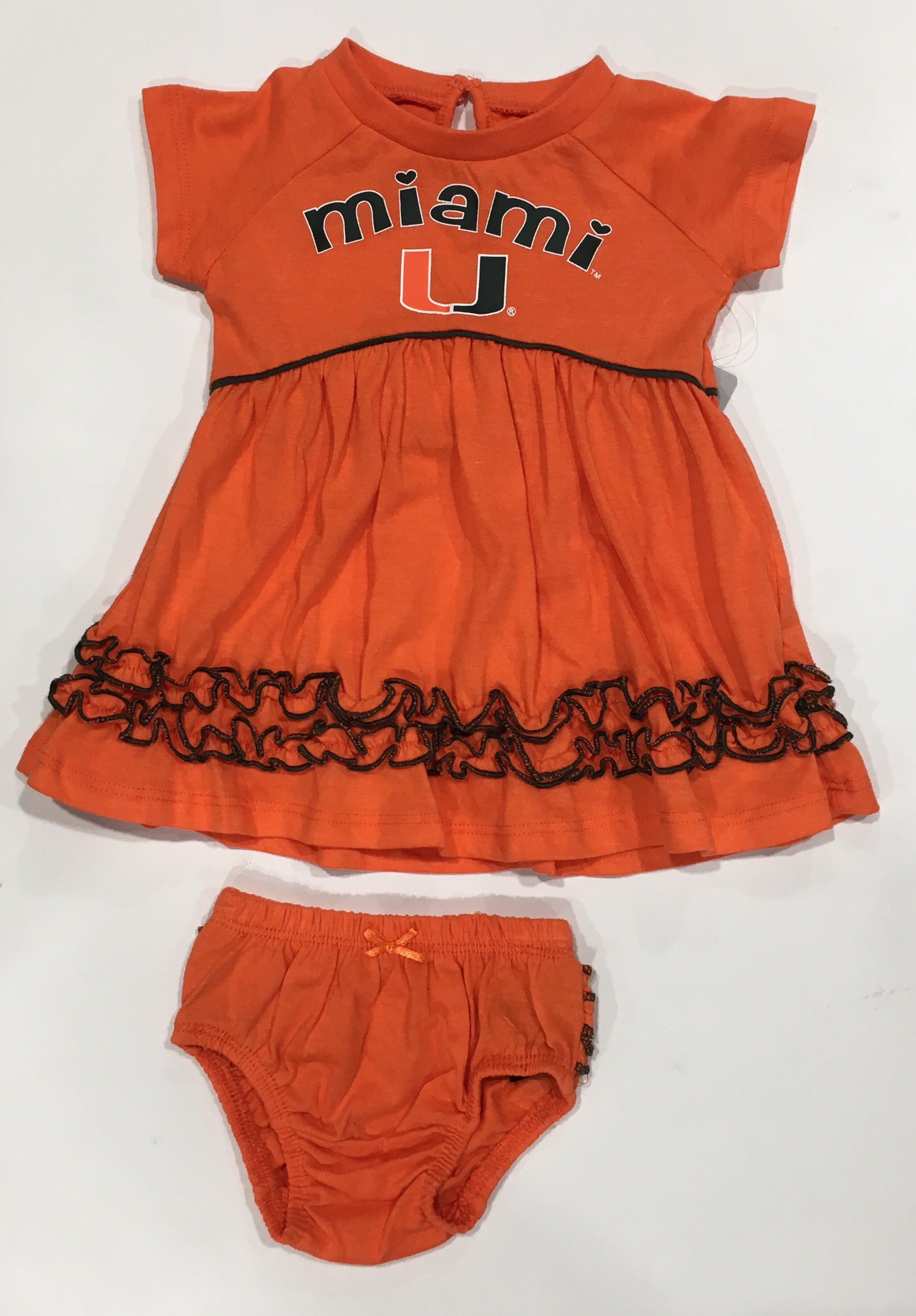 Miami Hurricanes INFANT GIRLS PLUCKY DRESS SET - Orange