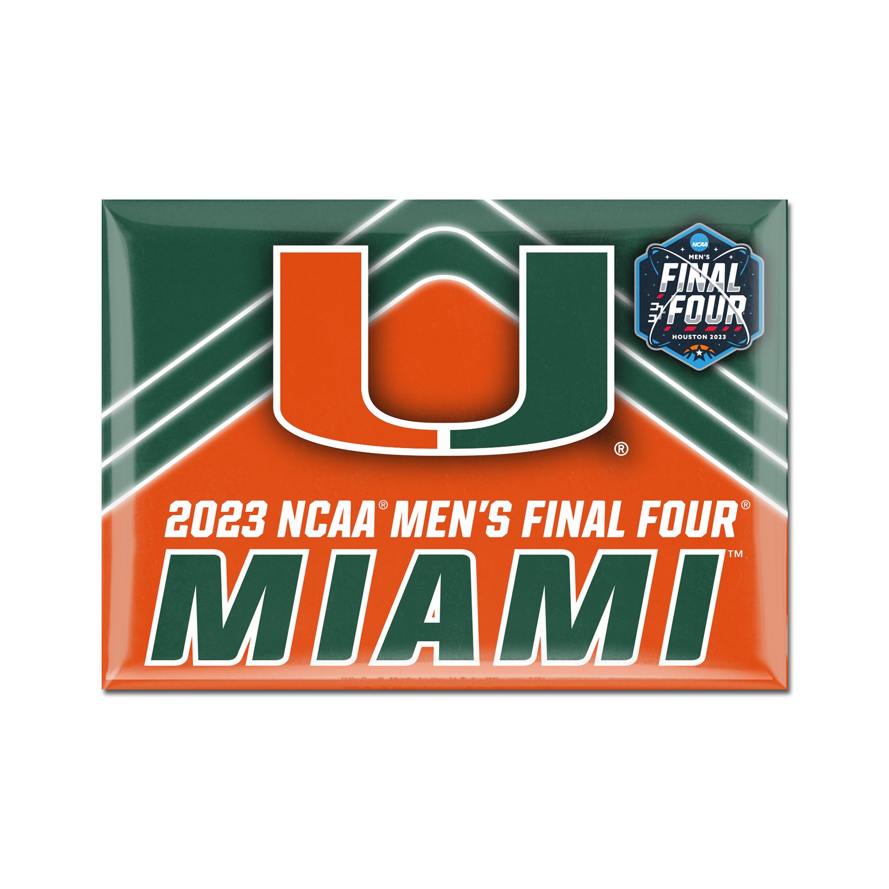 Miami Hurricanes Final Four Metal Fridge Magnet 2.5 x 3.5